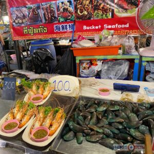 морепродукты на рынке чиллва