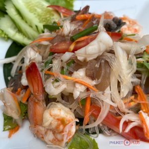 как приготовить тайский салат со стеклянной лапшой